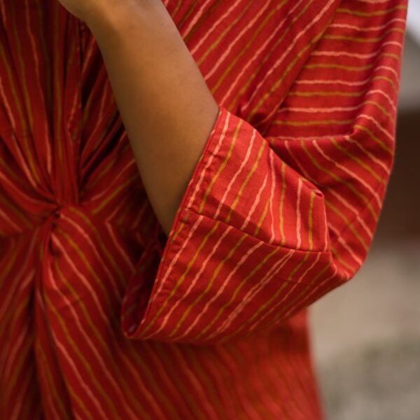 Aarna – Brick Red Butterfly Top - Image 6