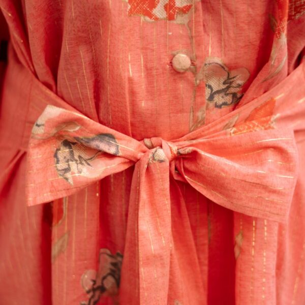 Tara Salmon Pink Floral Co-ord Set - Image 6