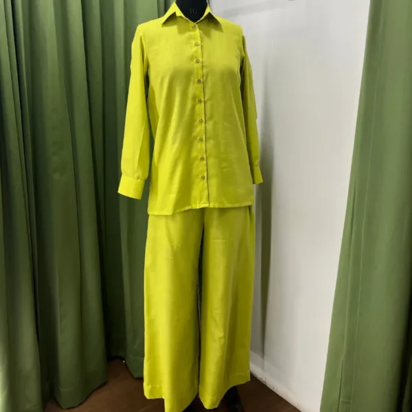 Arghya – Lime Yellow Co-ord Set