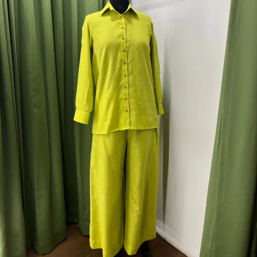 Arghya – Lime Yellow Co-ord Set