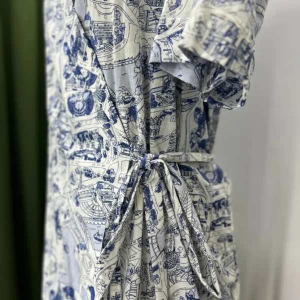 City Tour - Printed Wrap Unisex Shirt - Image 4