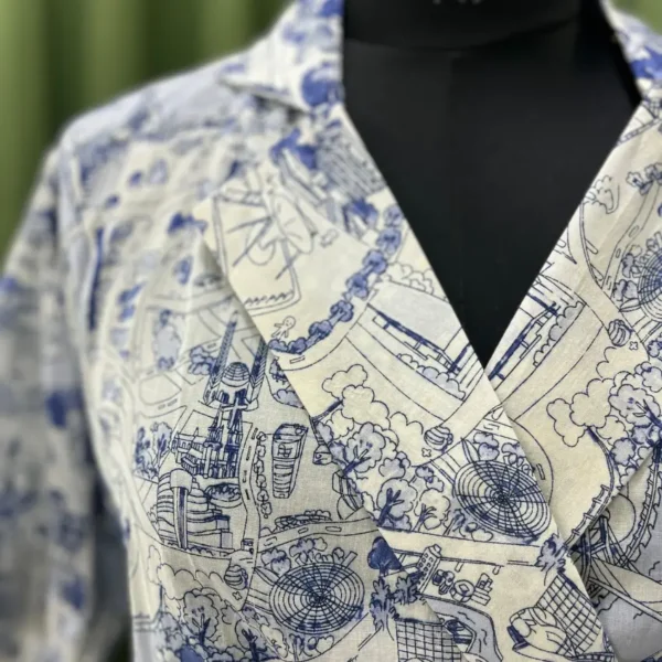City Tour - Printed Wrap Unisex Shirt - Image 3