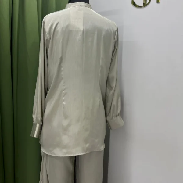Diti - Light Grey and Green Co-ord Set - Image 3
