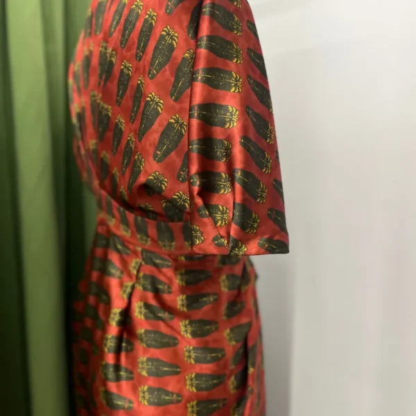 Manjari - Printed Overlap Draped Dress - Image 3