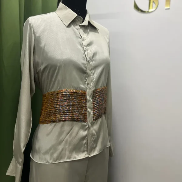 Nila - Light Grey Co-ord Set - Image 2