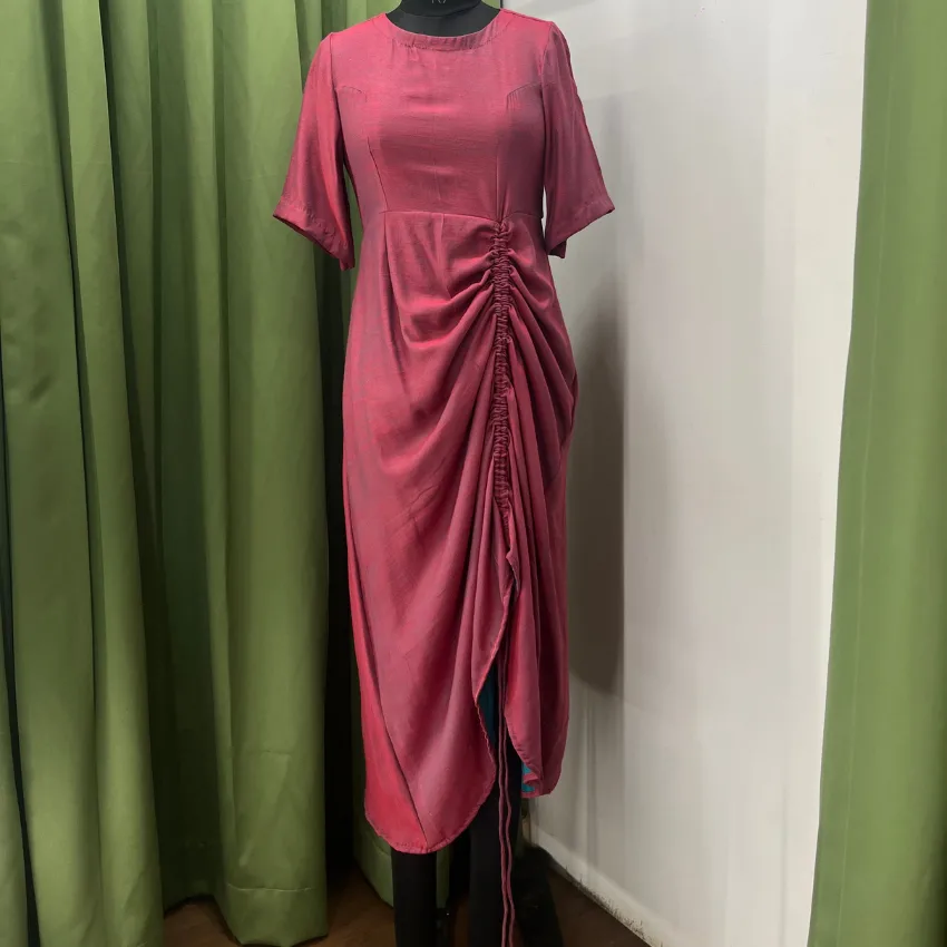 Tanvi - Magenta Casual Dress